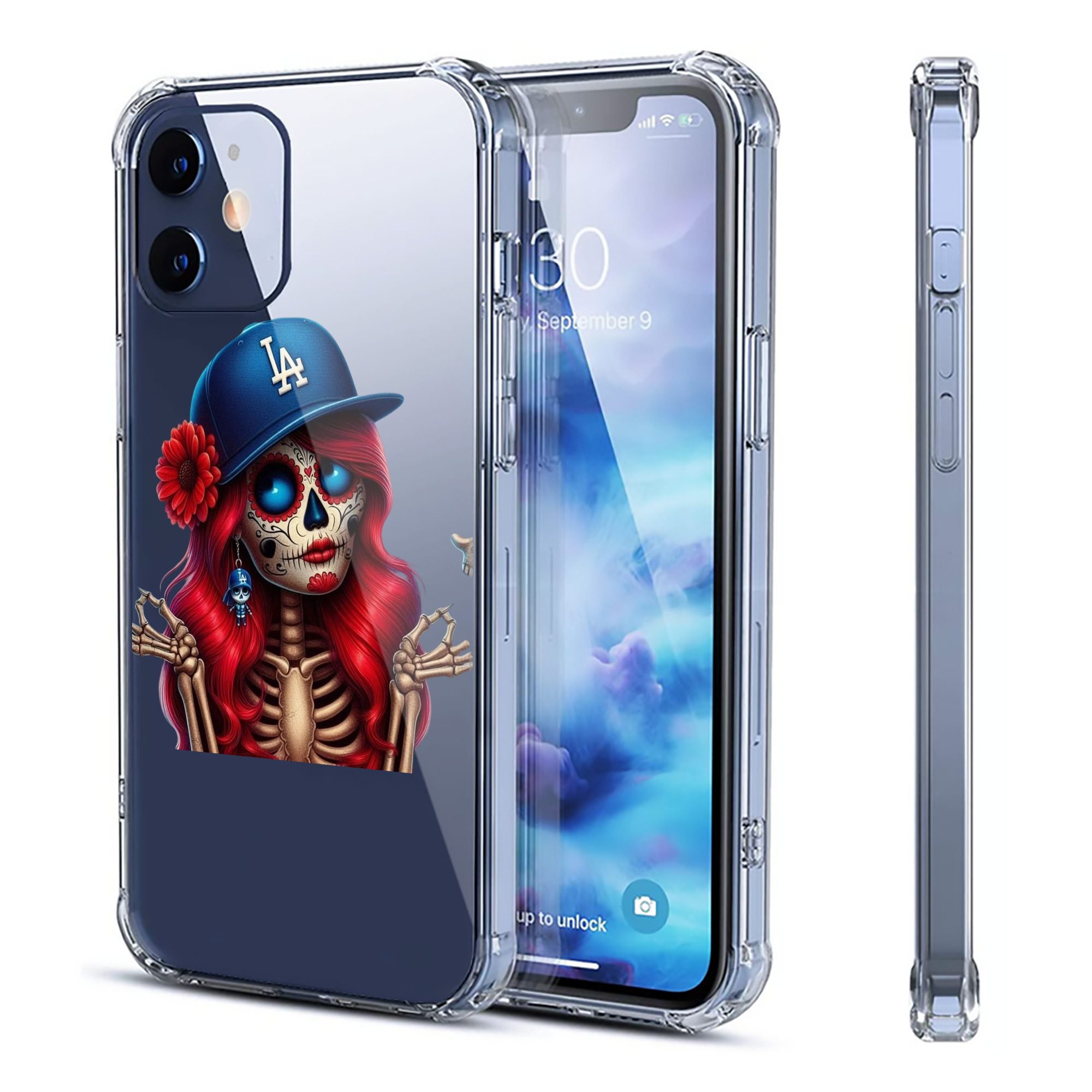  Clear IPhone 12 Case – Soft TPU With UV Print – Enhanced Drop Protection, Precise Fit, Anti-Fingerprint, Customizable Design, Scratch-Resistant, Yellow-Resistant